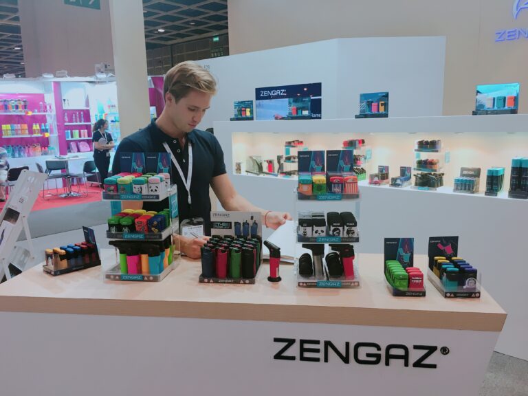 Zengaz booth at international exhibitions