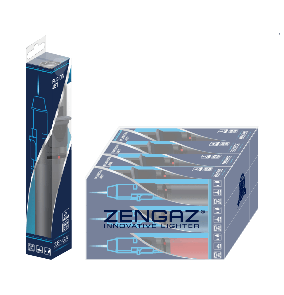 The Zengaz ZT-40 torch collection packaging.