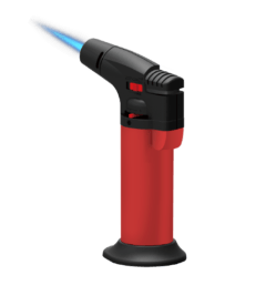 The Zengaz ZT-50 torch in red with flame.