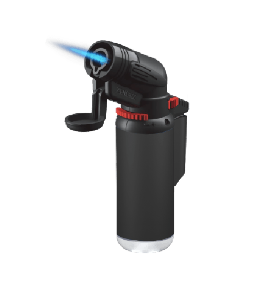 The Zengaz ZT-60 torch in black with flame.