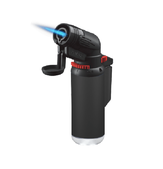 The Zengaz ZT-60 torch in black with flame.