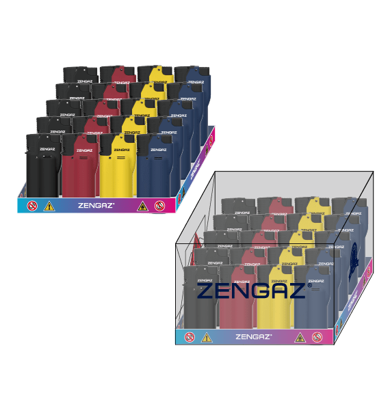 The Zengaz ZT-66 collection in packaging.