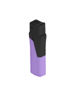 The Zengaz ZL-7 lighter in purple and black.