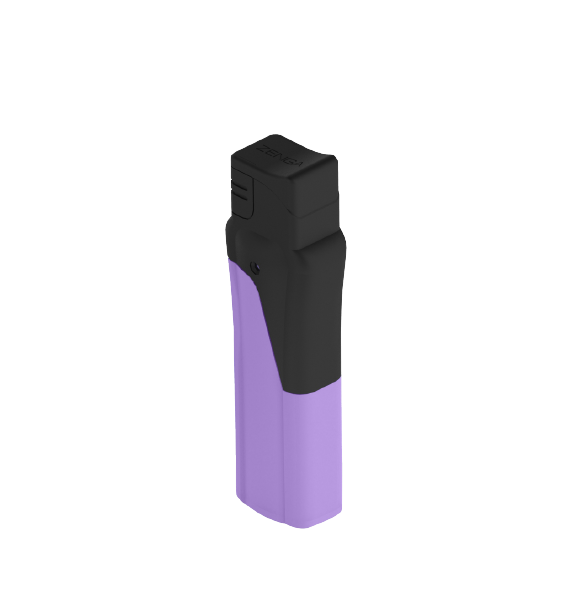The Zengaz ZL-7 lighter in purple and black.