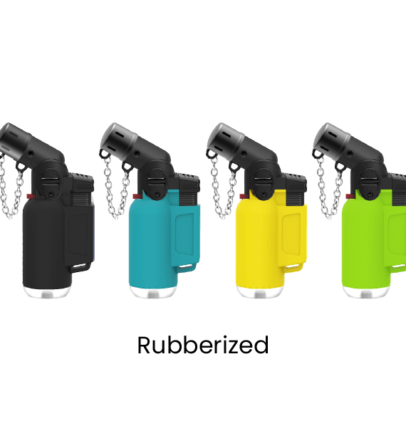 The Zengaz ZL-14 lighter collection rubberized.