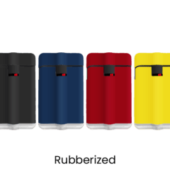 The Zengaz ZL-18 lighter collection rubberized.