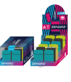 The Zengaz ZL-12 lighter collection packaging.
