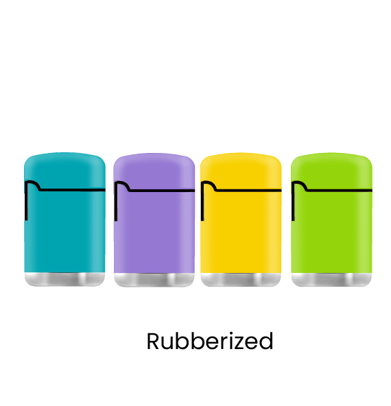 The Zengaz ZL-3 lighter collection rubberized.