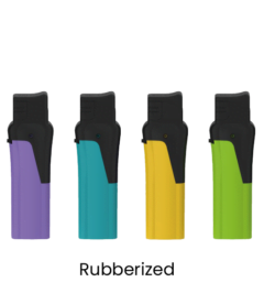 The Zengaz ZL-7 lighter collection rubberized.