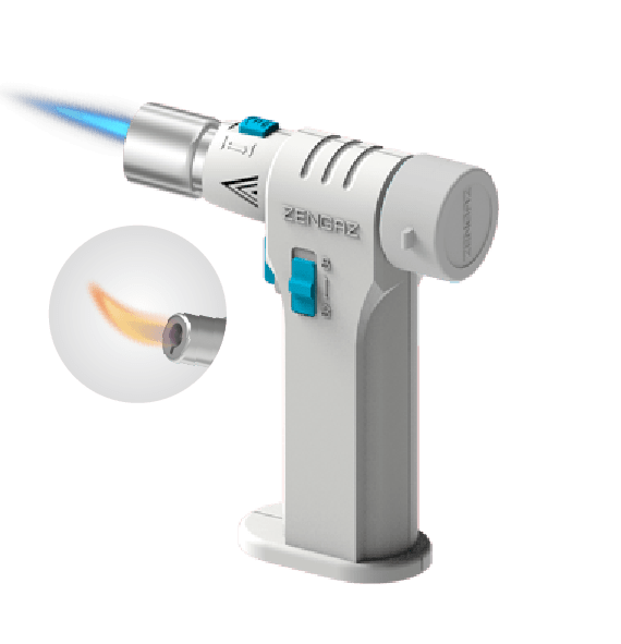 The Zengaz ZT-69 torch in white with flame.